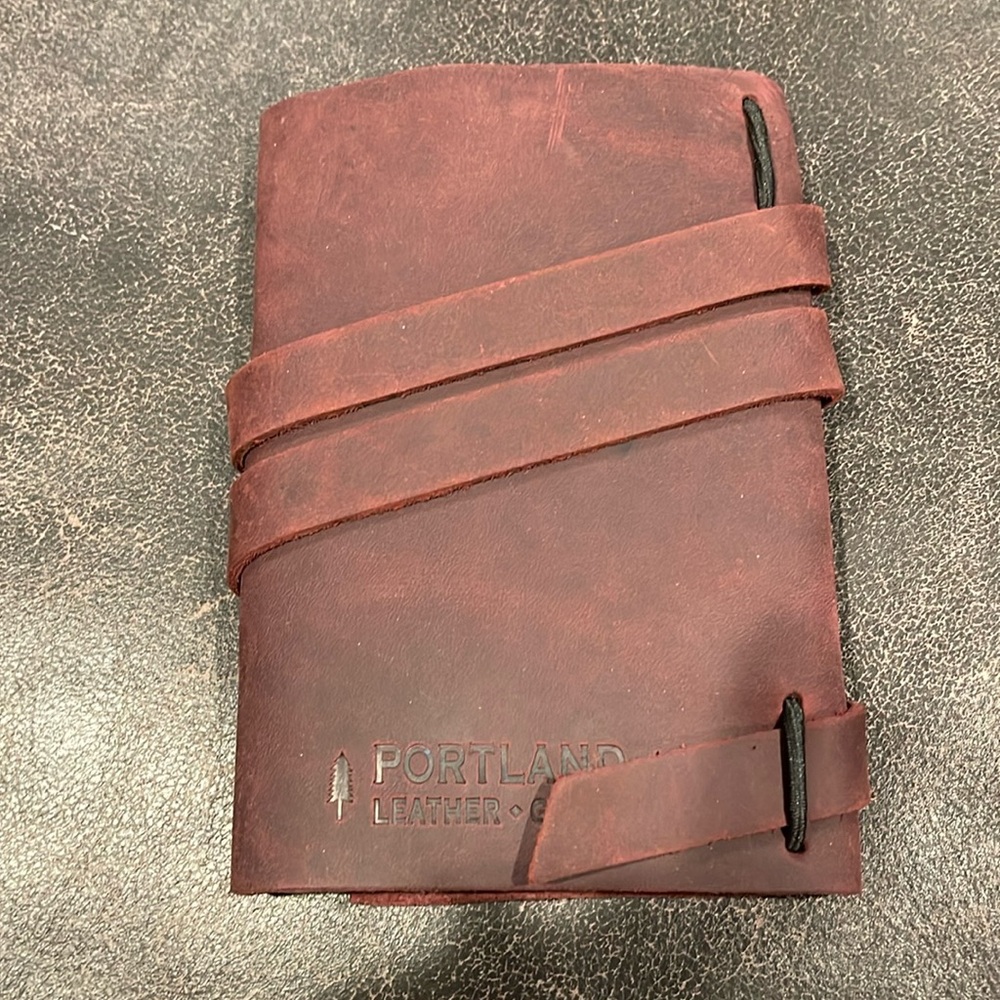 New Portland leather goods Merlot journal - Picture 2 of 5